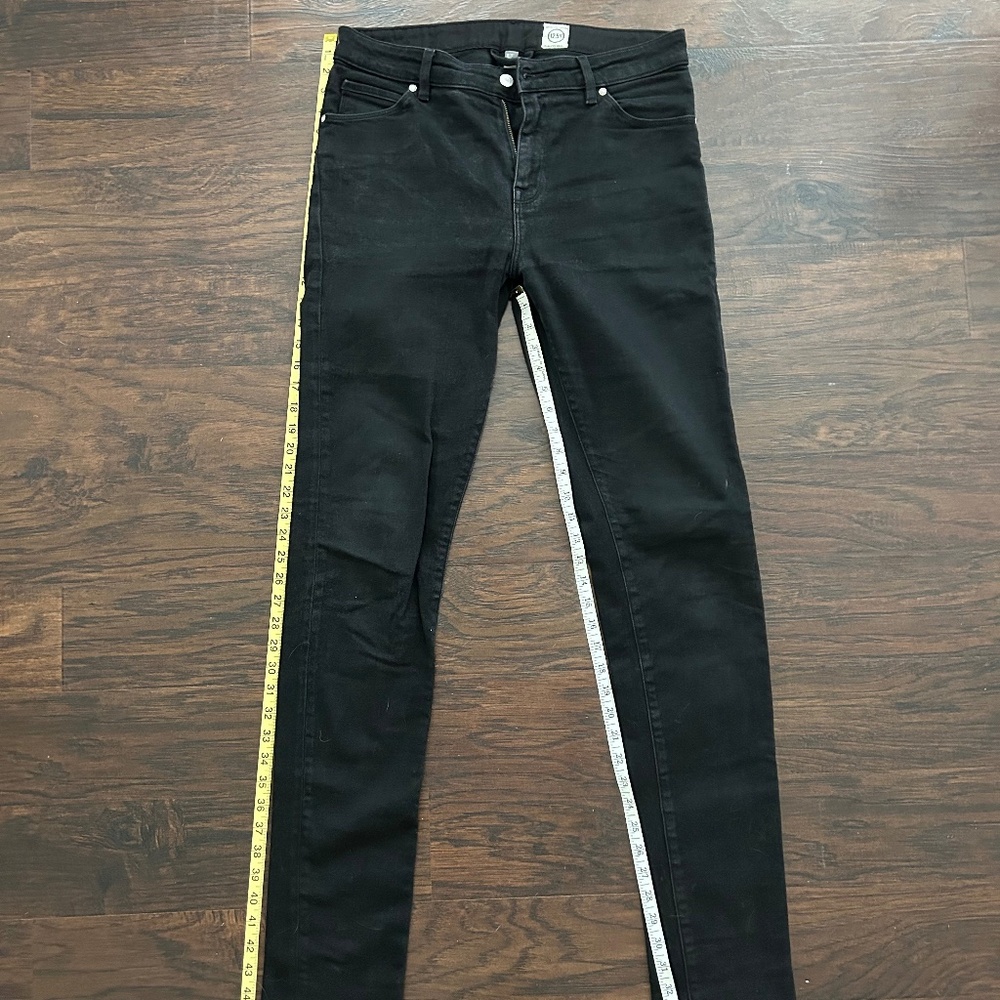 ASOS Men's Black Denim Jeans Slim Tall or Long size 32 x 36 in inseam